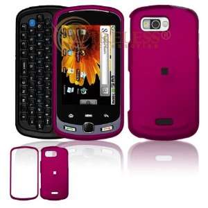 Samsung Moment M900 Rubber Snap On Cover Case (Rose Pink)