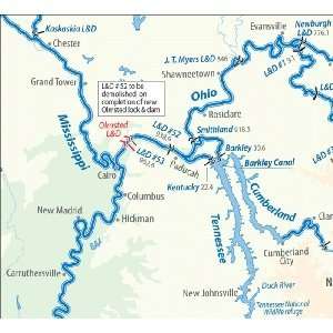    North American Inland Waterways Map & Index 