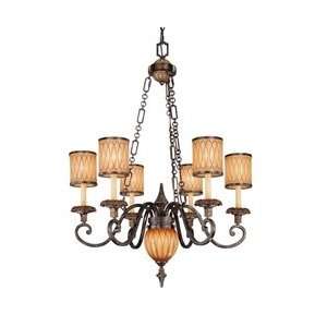 Terraza Villa Collection 7 Light 45 Aged Patina Chandelier with 
