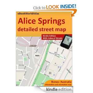 Map of Alice Springs (Australia) eBookWorldAtlas Team  