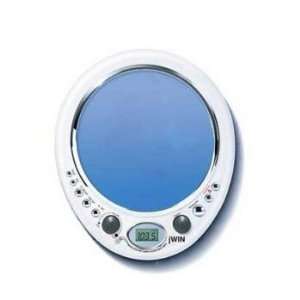   JX M55 Fog Free Mirror Water Resistant Shower AM/FM Radio Electronics