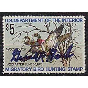 Migratory Bird Hunting Stamp   Signed by President Gerald R. Ford