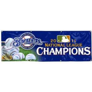  MLB Milwaukee Brewers 2011 National League Champion 2 by 6 