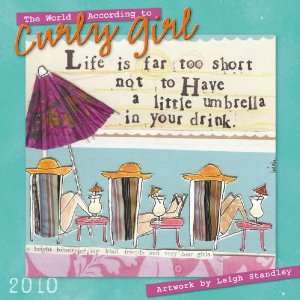  World According to Curly Girl 2010 Wall Calendar Office 