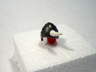 Legos Minifig Helmet Viking w/Nose Protector Black 7020  
