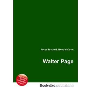  Walter Page Ronald Cohn Jesse Russell Books