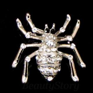 ADDL Item  rhinestone crystal animal brooch pin  