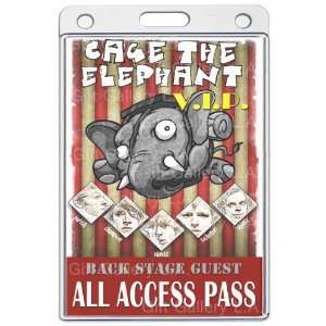    Cage the Elephant All Access Laminated Pass V.I.P. 