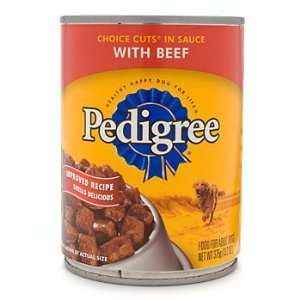  Pedigree Choice Cuts in Sauce with Beef Canned Dog Food 