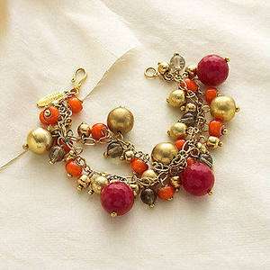 Agate Bead Designer Bracelet by Wendy Mink NWT  