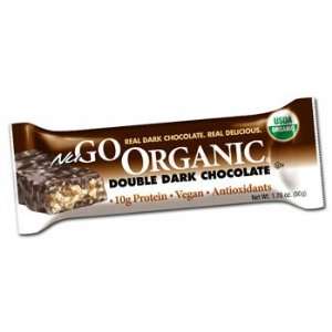  NuGo Organic Double Dark Chocolate Bar   6 Pack (1.76 Oz 