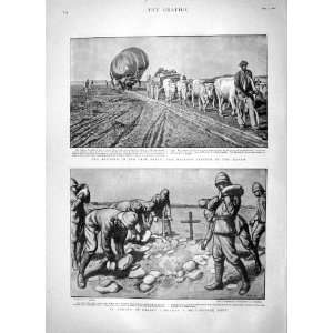  1900 Balloon Africa War Soldiers Modder Boer Plan Fight 