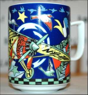 TRANSATLANTIC BOPLA Porzellan MAXITASSE Mug CUP Becher  