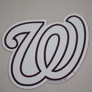  Washington Nationals Team Logo W MLB Car Magnet Sports 