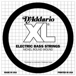  DAddario Sngl Bass Xl 070 Dbl Ball End Musical 