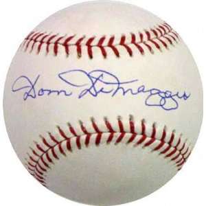  Dom DiMaggio Autographed Baseball