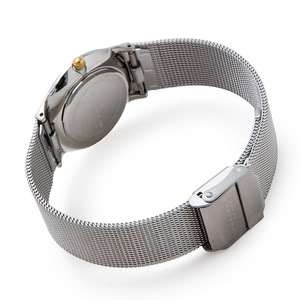 Skagen Mens Two Tone Stainless Steel Watch w/ Stainless Steel Mesh 