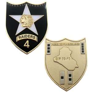  Raiders 4 Warrant Officer Challenge Coin 