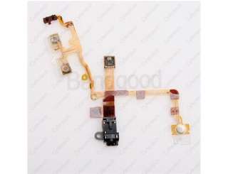Earphone Jack Power Volume Switch Flex Cable For iPhone 3G NEW  