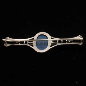 Wedgwood Sterling Silver Art Deco Brooch Pin  