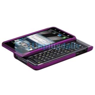 Black+White+Pink+Purple Hard Case+Privacy LCD SP For Motorola Droid 3 