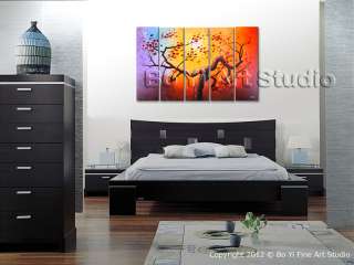 Abstract Oil Painting MODERN ART On Canvas Wall Decor Blossom Tree 
