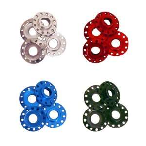  4pcs Billet Anodized Factory Washers W/ Collar Countersunk 