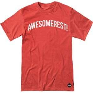  Almost Awesomerest T Shirt [Medium] Red Heather Sports 