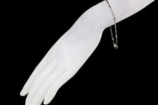 Mappin & Webb Chimento 18k White Gold Bamboo Diamond Bracelet  