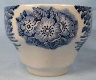 Lovely OLD NORTH CHURCH LIBERTY BLUE CUP AND SAUCER (O)  
