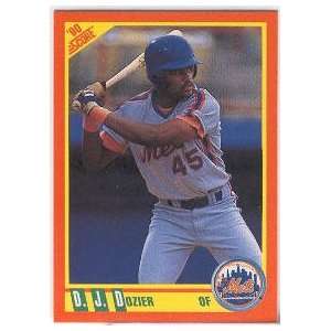  1990 Score Rookie and Traded 97T D.J. Dozier New York Mets 