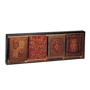    Dimensional 4 Tiles Wood Wall Art   Traditional Style Electronics