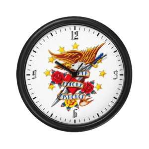  Wall Clock Bald Eagle Death Before Dishonor Everything 
