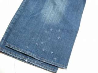 JUST CAVALLI JEANS MENS BOOT CUT FIT BLUE 36 MADE IN ITALY  