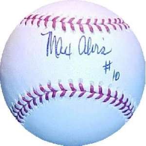  Max Alvis Signed Baseball