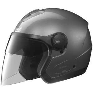 Nolan N42E N Com Solid Open Face Helmet XX Large  Gray 