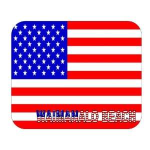  US Flag   Waimanalo Beach, Hawaii (HI) Mouse Pad 