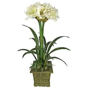  Light Onchidium Bamboo Amaryllis Faux Floral Arrangement 