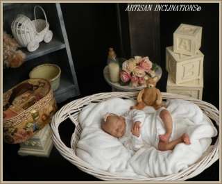 Reborn Baby Prototype newborn asleep GIRL 18 inch ADORABLE 3D Skintone 