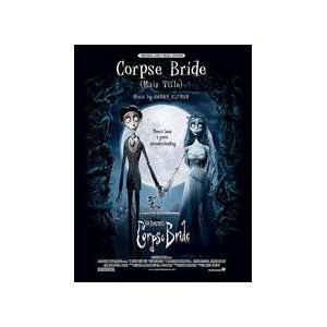 Corpse Bride   Main Title   P/V/G Sheet Music Musical 