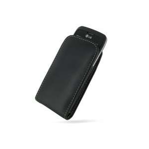  PDair VX1 Black Leather Case for LG Cookie Plus GS500v 