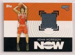 2007 08 Topps Generation Now Adam Morrison Relic Card  