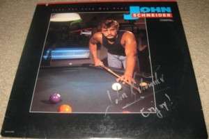 JOHN SCHNEIDER autographed vinyl album (BO DUKE) (SMALLVILLE)  
