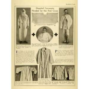 1917 Article American Red Cross Hospital Garments Army Navy Nursing 