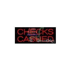  Checks Cashed LED Business Sign 8 Tall x 24 Wide x 1 