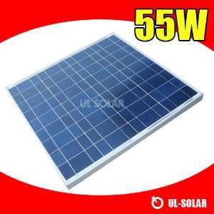  Solar Panel 55 Watt 12 Volt Multicrystalline Electronics