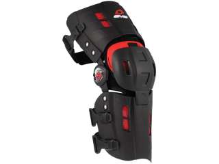 EVS RS8 Knee Braces BLACK/RED MED New  