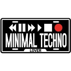  New  Play Minimal Techno  License Plate Music