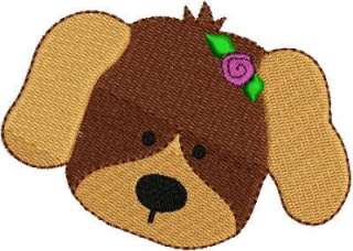 Cute Puppy Dogs Machine Embroidery Designs CD Set  