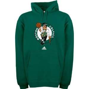 com Boston Celtics  Green  Full Primary Logo Hooded Fleece Sweatshirt 